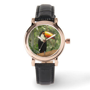 Toucan op boomtak horloge