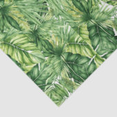 Toucan op tropisch groen blad tissuepapier (Detail)