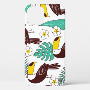 Toucan orchidee palmpatroon Case-Mate iPhone case
