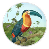 Toucan Painting Keramische Knop (Voorkant)
