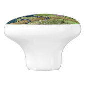 Toucan Painting Keramische Knop (Zijkant)