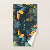 Toucan Paradise:  ontwerp Handdoek (Handdoek)
