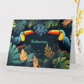 Toucan Paradise: ontwerp Kaart (Gele Bloem)