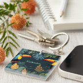 Toucan Paradise: ontwerp Sleutelhanger (Voorkant Rechts)