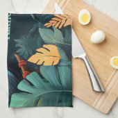 Toucan Paradise:  ontwerp Theedoek (Quarter Fold)