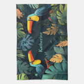 Toucan Paradise:  ontwerp Theedoek (Verticaal)