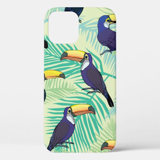 toucan patroon, , illustratie Case-Mate iPhone case (Achterkant)