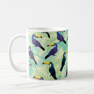 toucan patroon, , illustratie koffiemok