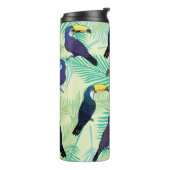 toucan patroon, , illustratie thermosbeker (Gedraaid links)