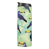 toucan patroon, , illustratie thermosbeker (Geroteerd rechts)