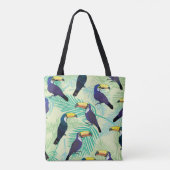 toucan patroon, , illustratie tote bag (Achterkant)