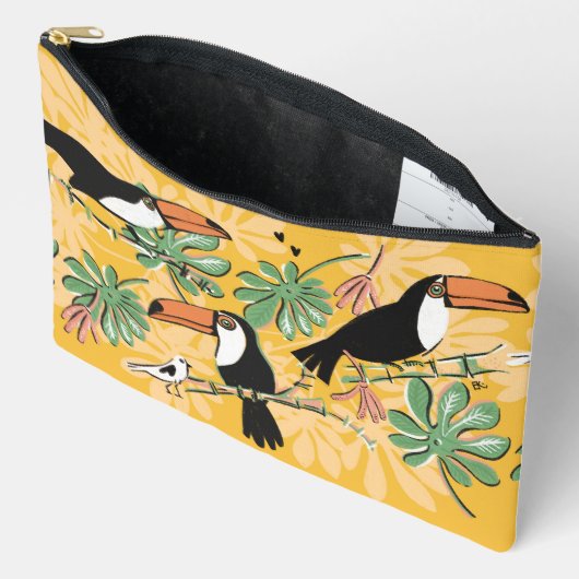 Toucan pencil case etui (Open)