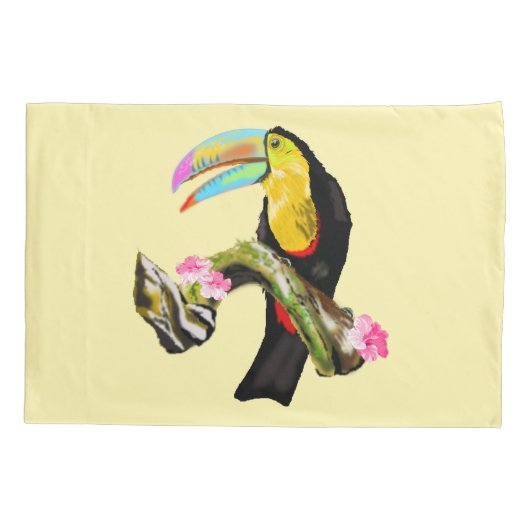 Toucan Pillow Hoesje Kussensloop (Achterkant)