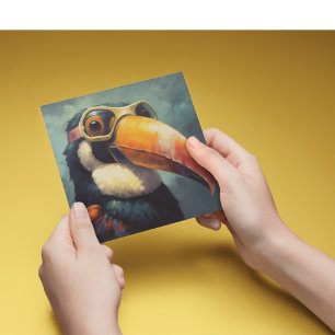 Toucan Piloot Vintage Aviator Grafische Kunst