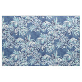 TOUCAN PLAN Indigo Tropisch Stof (Fat Quarter)