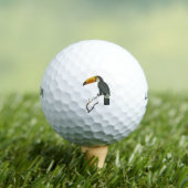 Toucan Portret Dier Tropische Vogel Ontwerp Golfballen (Insitu Shirt)