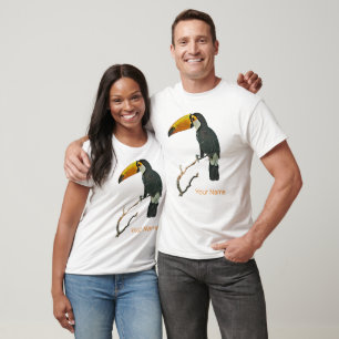 Toucan Portret Dier Tropische Vogel Ontwerp T-shirt