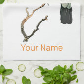 Toucan Portret Dier Tropische Vogel Ontwerp Theedoek (Gevouwen)