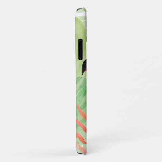 Toucan-portret met tropische bladeren Case-Mate iPhone case (Achterkant/rechts)
