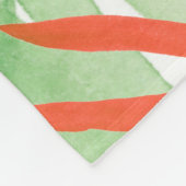 Toucan-portret met tropische bladeren fleece deken (Hoek)