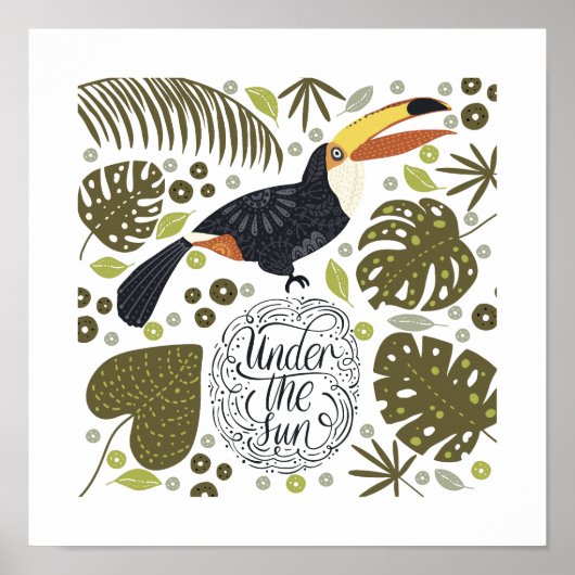 Toucan Posters: Voeg een Touch of Paradise toe aan Poster (Voorkant)