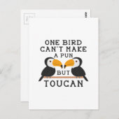 Toucan Pun Briefkaart (Voorkant / Achterkant)