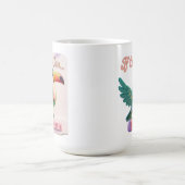 Toucan Pun Motivational Funny 3D Art Koffiemok (Center)