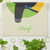 Toucan Rainforest Tropical Bird Art Theedoek (Gevouwen)