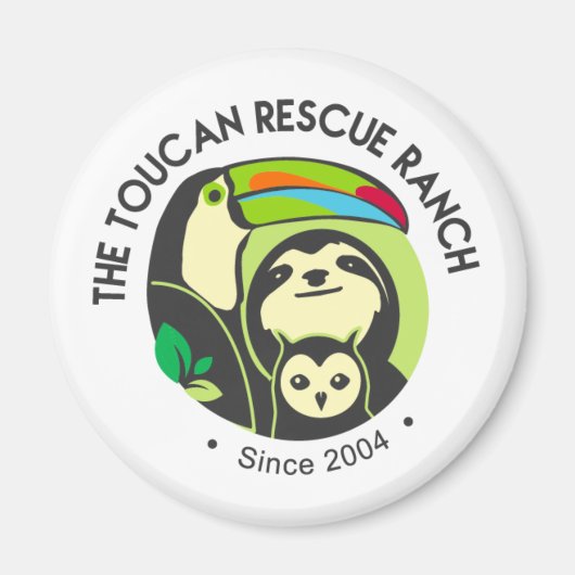 Toucan Rescue Ranch Logo Magnet (Voorkant)