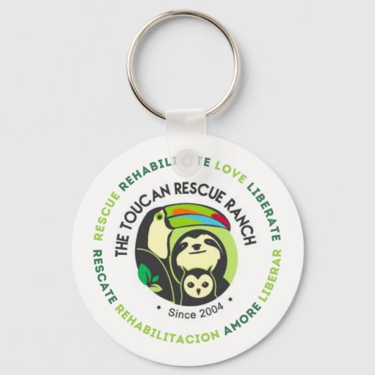 Toucan Rescue Ranch Logo Mission Sleutelhanger (Voorkant)