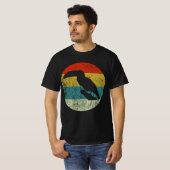toucan retro silhouette 70s t-shirt (Voorkant volledig)