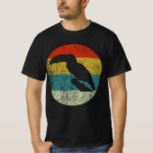 toucan retro silhouette 70s t-shirt (Voorkant)