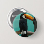 Toucan Ronde Button 5,7 Cm (Voorkant /achterkant)