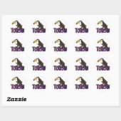 TOUCAN RONDE STICKER (Vel)