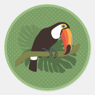 Toucan Ronde Sticker