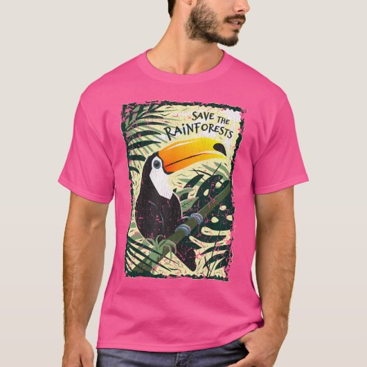 Toucan Shirt - Red de regenwouden (Voorkant)