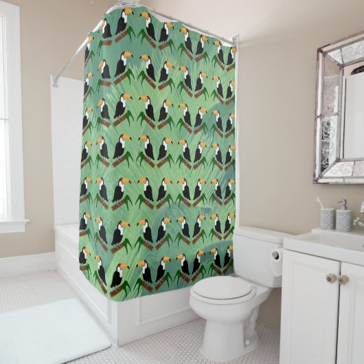 Toucan Shower Curtain Douchegordijn (In situ)