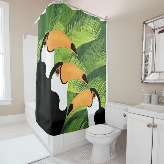 Toucan Shower Curtain Douchegordijn (In situ)