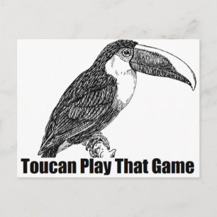 Toucan Speel dat spel Briefkaart