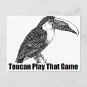 Toucan Speel dat spel Briefkaart (Voorkant)