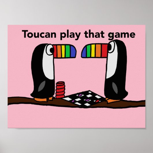 Toucan Speel dat spel Poster (Voorkant)