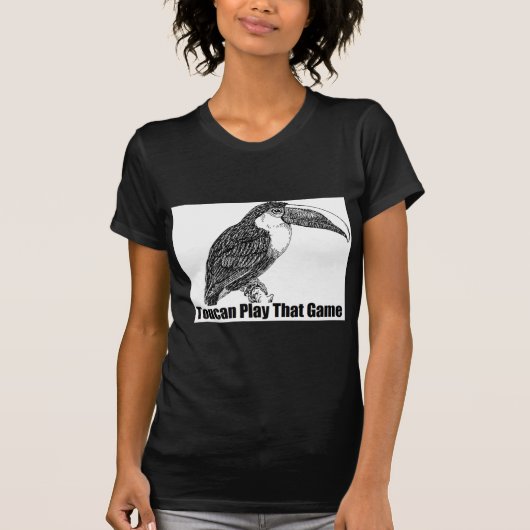 Toucan Speel dat spel T-shirt (Voorkant)