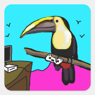 Toucan Speelt Die Game Sticker