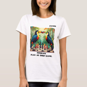 Toucan spelen op deze Game-Chess T-shirt