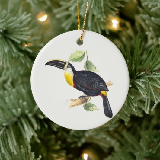 Toucan-structuur Keramisch Ornament (Boom)