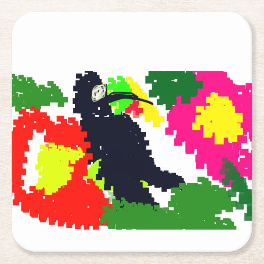 Toucan Summer Kartonnen Onderzetters (Voorkant)