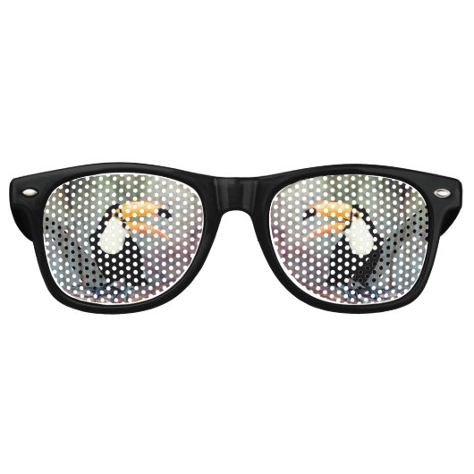 Toucan Sunglazen Retro Zonnebril (Voorkant)