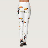 Toucan Swainson Black Color Leggings (Achterkant)