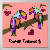 Toucan Teamwork Poster (Voorkant)