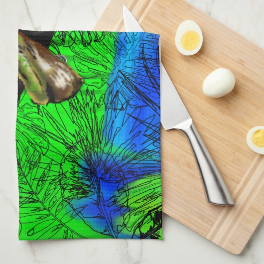 Toucan - theedoek (Quarter Fold)